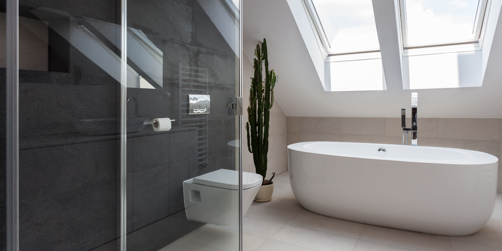 Porcelain tile bathroom. Why you should use porcelain tile from Trinity Surfaces